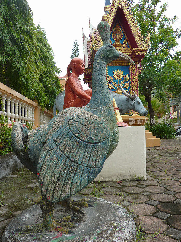 泰国普吉岛Wat Phra Thong庭院